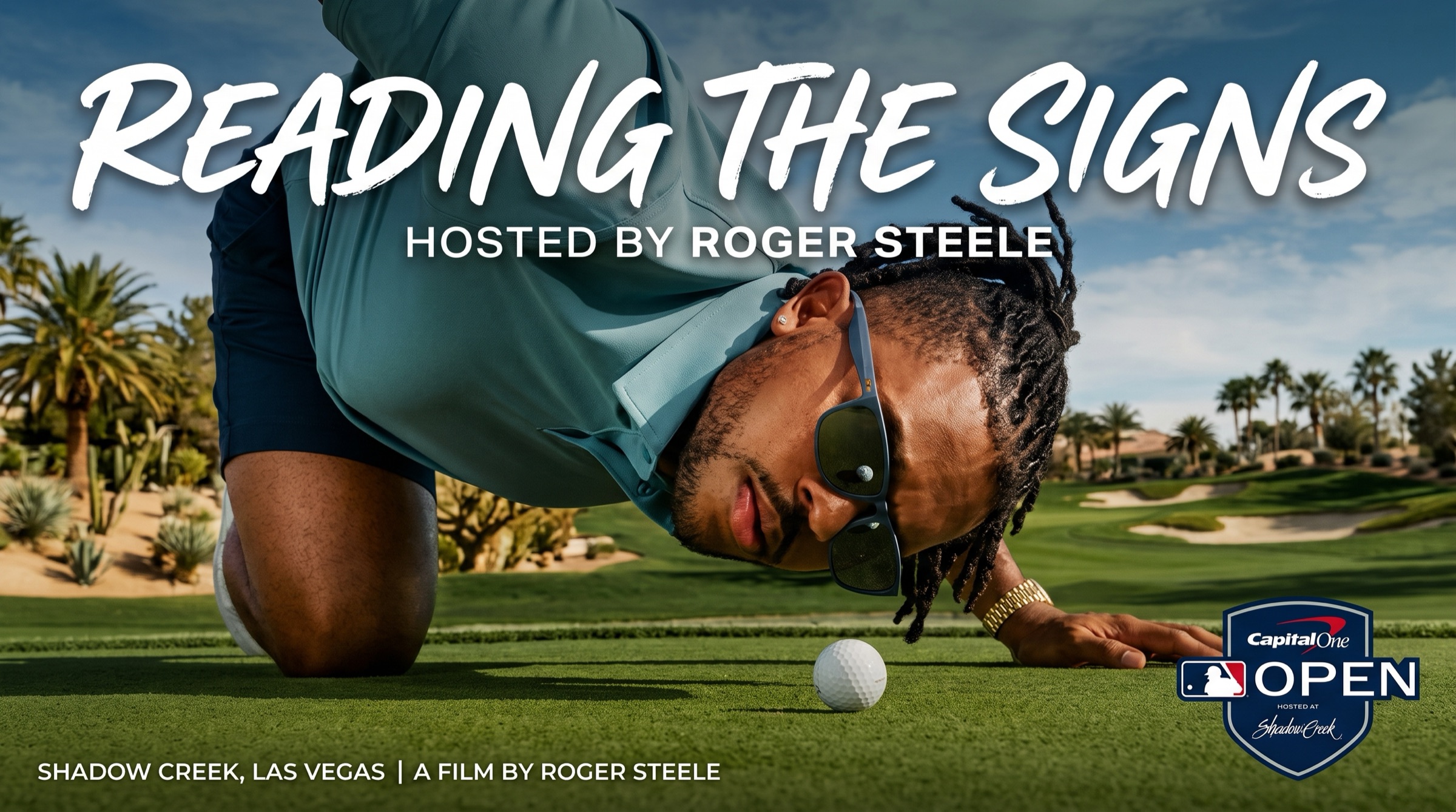 Reading the Signs, hosted by Roger Steele — key art